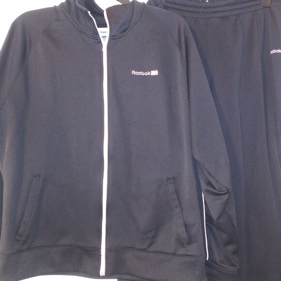 Reebok Classic Women Sport Suit Black and pink Sz XXL - Picture 3 of 8